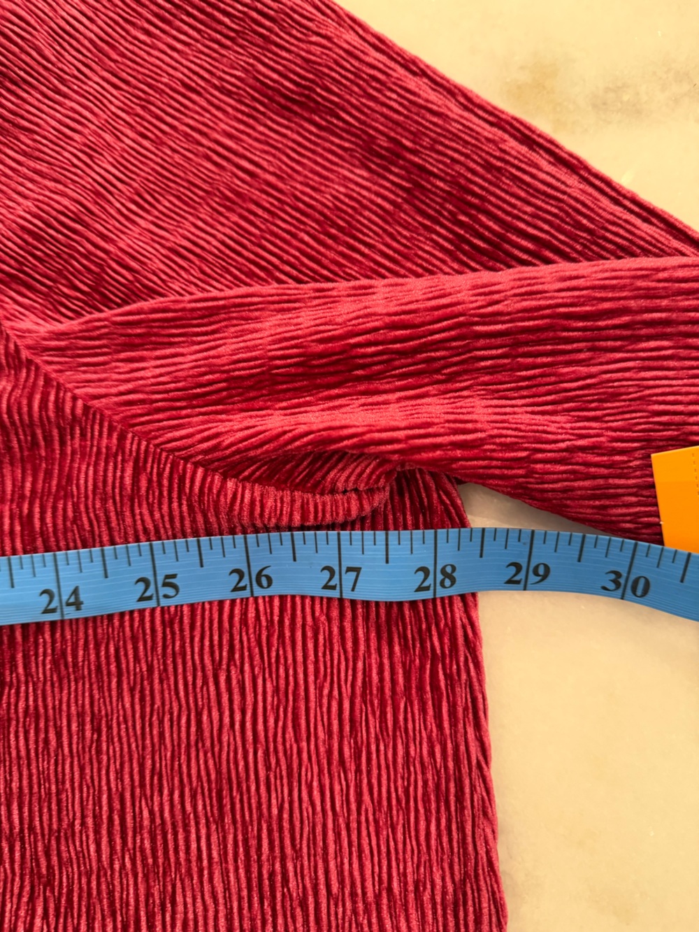 Ruby Rd. Long Sleeve Ruffle Cuff Top - Pink - Picture 6 of 7